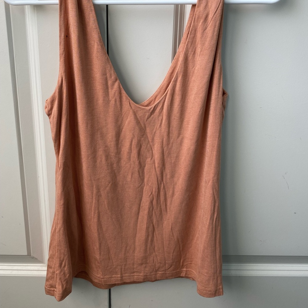 Peachy Orange Tank Top